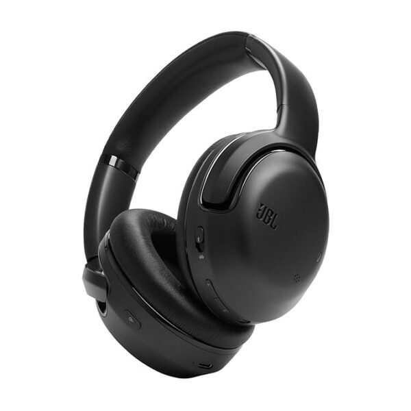 JBL Tour One M2 Adaptive Noise Cancelling Bluetooth Over Ear Headphones,Spatial Sound,Smart Ambient,50Hrs Playtime,BT 5.3 Le,Quick Charge,Multi Point Conectivity,Built-in Alexa,2 Years Warranty(Black)