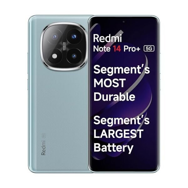 Redmi Note 14 Pro+ 5G Spectre Blue 12GB RAM 512GB Storage| 50 MP Triple Camera with Telephoto | Corning Gorilla Glass Victus 2 | IP 68 | SD 7s Gen 3